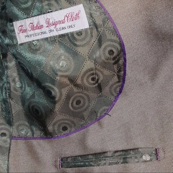 MASSIMO European STYLE SHINY TAN 2 PIECE SUIT - Picture 6 of 8